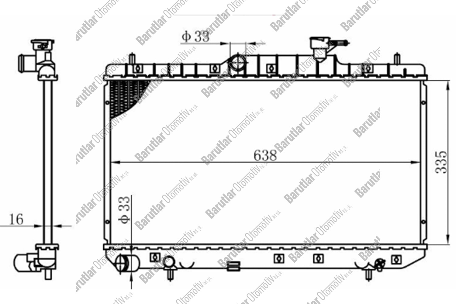 SU RADYATÖRÜ ACCENT ADMİRE 1.6 03-06 MANUEL ŞANZIMAN