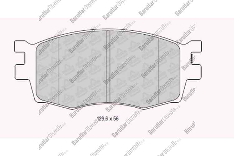 ÖN FREN BALATA ACCENT ERA 06-12 / RİO 06-12 / İ20 08-14