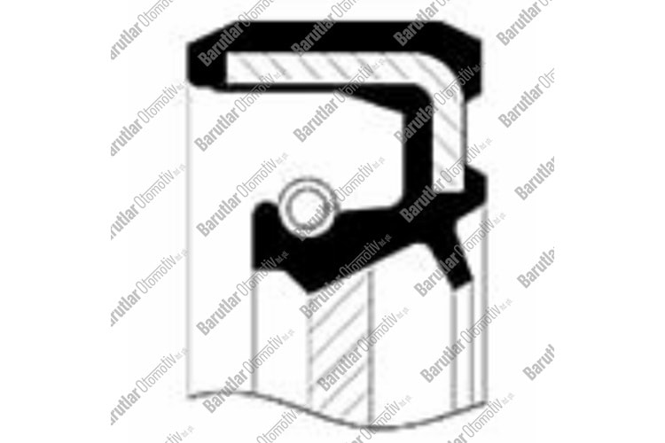KEÇE KRANK ACCENT 06-11 ERA DİZEL ÖN (41x53x7)